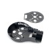 RJXHOBBY 1pcs 25/28/30mm CNC Carbon Tube Motor Base Seat Motor Mount Holder Mounting Plate for FPV RC Quadcopter Multicopter