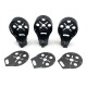 RJXHOBBY 1pcs 25/28/30mm CNC Carbon Tube Motor Base Seat Motor Mount Holder Mounting Plate for FPV RC Quadcopter Multicopter