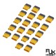 RJX 10 Pairs Amass MR30 Connector Plug With Sheath in XT30 female and male gold plated for RC parts QX-MOTOR