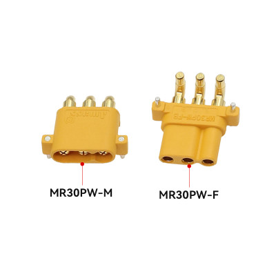 RJX 10 Pairs AMASS MR30PW Three pin Male Female 2mm Bullet Connectors Plugs 