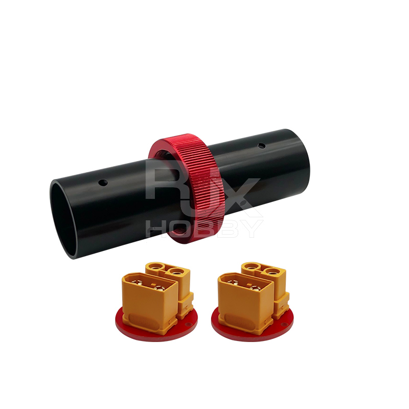 RJX 25mm CNC Quick Release Plug Connector  Folding Arm Pipe Clamp  for Plant Agriculture UAV Drone
