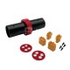 RJX 25mm CNC Quick Release Plug Connector  Folding Arm Pipe Clamp  for Plant Agriculture UAV Drone