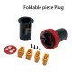 RJX 25mm CNC Quick Release Plug Connector  Folding Arm Pipe Clamp  for Plant Agriculture UAV Drone