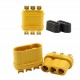 RJX 10pair Amass 3.5mm MR60 Three-core Plug T Plug Connector Male Female With Sheath Brass