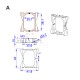 RJX 25x38mm octagonal shape Tube and Tube Clamp