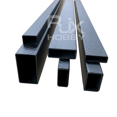 RJX 1pcs Rectangular carbon fiber pipe
