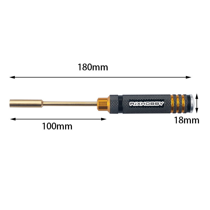 RJXHOBBY 5.0mm M2.5 Nut Driver for FPV RC Models Car Boat Airplane