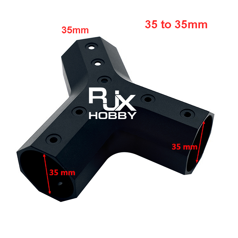 RJX Y-shaped arm base 30 to 30mm / 35 to 30mm / 35 to 35mm / 40 to 35mm pipe clamp horizontal for UAV connector
