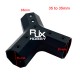 RJX Y-shaped arm base 30 to 30mm / 35 to 30mm / 35 to 35mm / 40 to 35mm pipe clamp horizontal for UAV connector