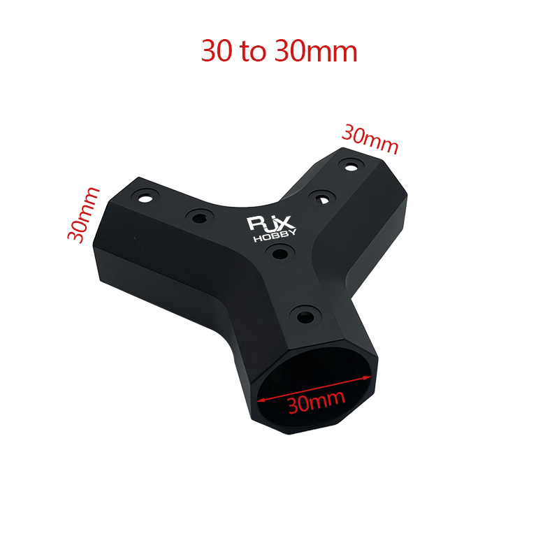 RJX Y-shaped arm base 30 to 30mm / 35 to 30mm / 35 to 35mm / 40 to 35mm pipe clamp horizontal for UAV connector