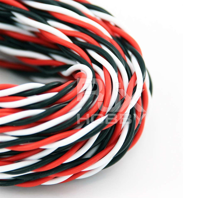 RJX 22AWG 60 Core 3 Way Twist Servo For UAV RC Airplane Accessorie