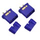 RJX QS8-S Battery Connector Large Current Golden Plated Male Female Plugs with Sheath