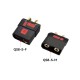 RJX QS8-S Battery Connector Large Current Golden Plated Male Female Plugs with Sheath