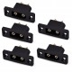 RJXHOBBY 5pcs Amass XT90E-M Brass Gold Plated Male Connector with Dust-proof Cover PVC Plug Protective Sleeve Cap