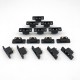RJXHOBBY 5pcs Amass XT90E-M Brass Gold Plated Male Connector with Dust-proof Cover PVC Plug Protective Sleeve Cap