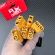 RJX 1pcs QS8-S Male to XT90 Plug Female Connector with 10AWG 50mm Wire
