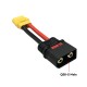 RJX 1pcs QS8-S Male to XT90 Plug Female Connector with 10AWG 50mm Wire