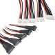 RJX 5pcs 11S 12S 13S 14S 15S 16S 17S JST-EH Adapter Plug Balance Charger Cable Extension Used To Lipo Battery RC Helicopter