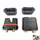 RJXHOBBY 1pairs QS12 Anti-sparking Male Female Plugs Connector High Temperature Resistance High-Current Weldable 