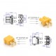 RJX 5 Pairs Amass XT30PW ESC Motor PCB board plug Banana Golden XT30 Upgrade Right Angle Plug Connector for RC Mode