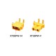 RJX 5 Pairs Amass XT30PW ESC Motor PCB board plug Banana Golden XT30 Upgrade Right Angle Plug Connector for RC Mode