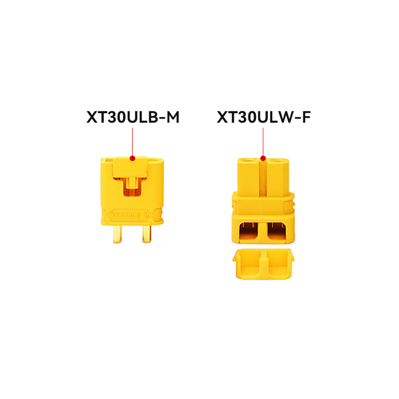 RJXHOBBY 5Pairs Amass XT30ULB XT30ULW Male Female Plug Bullet Connector Adapter With Sheath Cover for Lipo RC PCB Board Control