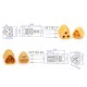 RJX 5Pair AMASS MT30 2mm 3-pin Connector / Motor connector / Plug Set for RC Lipo Battery RC Model Quadcopter Multicopter