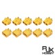 RJX 5Pair  Amass XT60PW X Brass Gold Banana Bullet Male Female Connectors Plug Connect Parts for RC Lipo Battery PCB Board