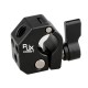RJX Quick Release Standard 15mm Single Rod Clamp With 1/4"-20 3/8"-16 Threaded Hole For DSLR Camera 15mm Rail Support System