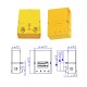 RJXHOBBY 5pcs Amass XT90IPW Connector 4.5mm Golden Plated Bullet Banana Plug Connector w/ Signal Pin