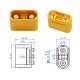 RJXHOBBY 2pcs Amass AS150UPB-M Male Plug No Resistance Large Current Plate Type Connector with Signal Pin