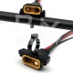 RJX 1PCS RC Agriculture UAV Frame AS150U Plug Fixed Seat Male Connector Mount Holder Support Base for 20mm Carbon Tube