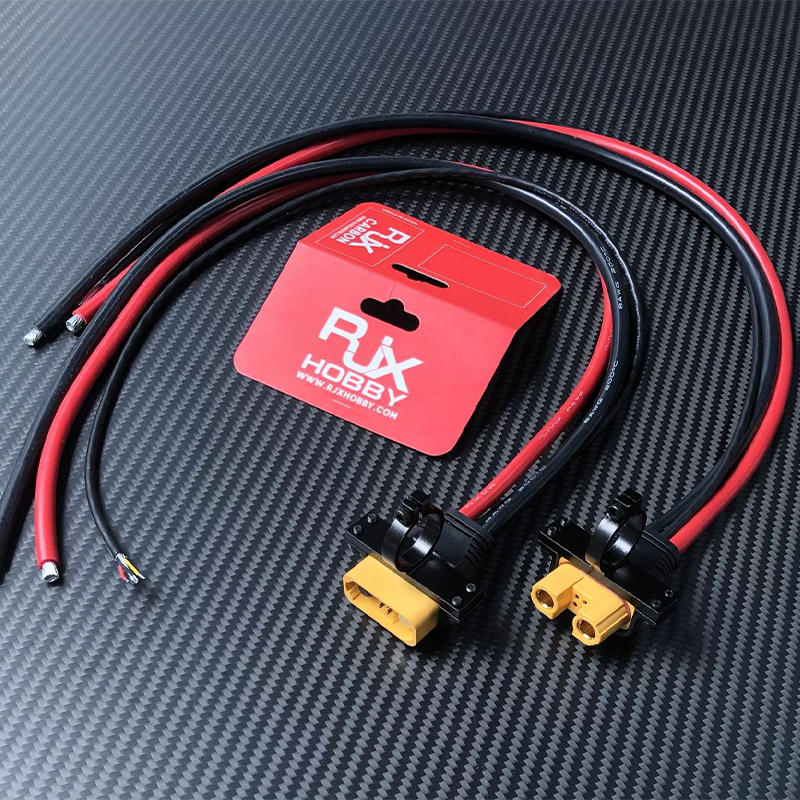 RJX 1PCS RC Agriculture UAV Frame AS150U Plug Fixed Seat Male Connector Mount Holder Support Base for 20mm Carbon Tube