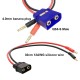 RJX 1pcs 4mm Banana Male Plug to QS8-S Connector 12AWG Silicone Wire 30cm Adapter Line 