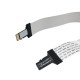 RJX Micro SD Memory Card Slot 25cm Extender Flex Cable Screw Hole Fix TF Reader Test