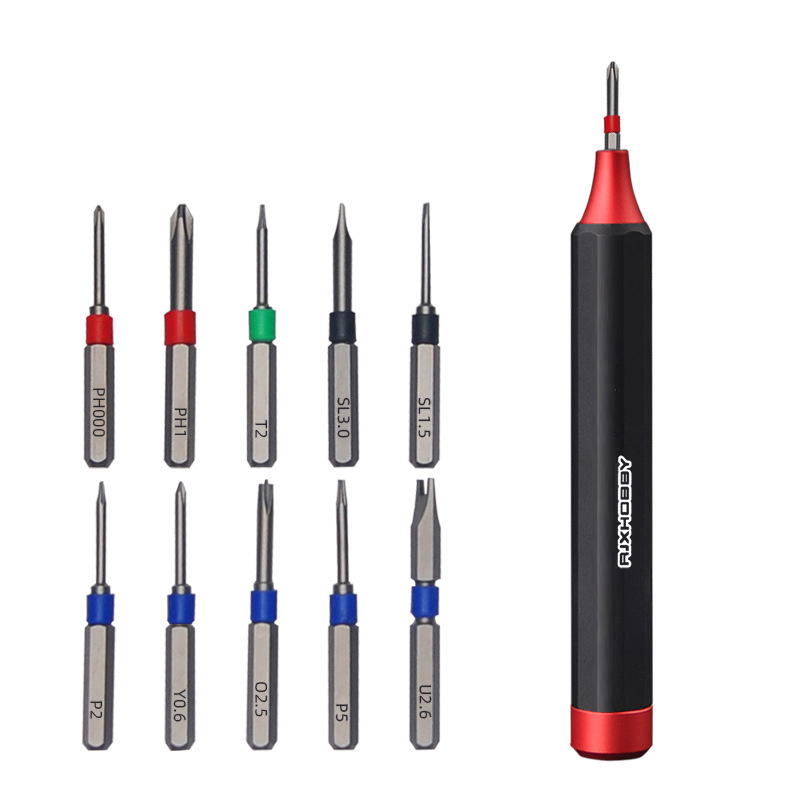 RJX 10 in 1 Precision Screwdriver Mini Portable Screwdriver Set Multi-functional Screw Driver