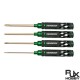 RJXHOBBY 4pcs HSS titanized Phillips Screwdriver Tools 3.0mm 4.0mm 5.0mm 5.8mm for RC FPV Car Boat Airplane