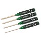 RJXHOBBY 4pcs HSS titanized Phillips Screwdriver Tools 3.0mm 4.0mm 5.0mm 5.8mm for RC FPV Car Boat Airplane