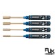 RJX Blue Supper Light Knurled Grip HSS titanized 4.0 5.5 7.0 8.0 Nut Drivers for FPV RC Models Car Boat Airplane