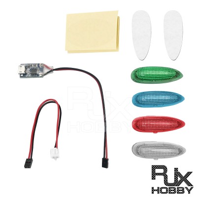 RJX LED Position Light Wireless Navigation Light for RC Airplane Part