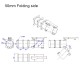 RJXHOBBY 1pcs 40mm 50mm 60mm folding arm for Plant Protection UAV Multicopter