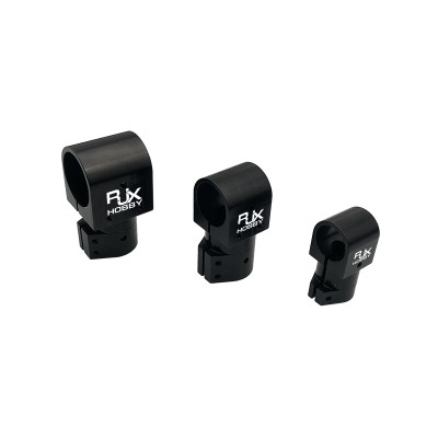 RJX 1pcs 16,20,25,30,40 Landing Gear Aluminum Alloy Tee Tripod Carbon Fiber Tube Connector For Agriculture Drone UAV