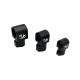 RJX 1pcs 16,20,25,30,40 Landing Gear Aluminum Alloy Tee Tripod Carbon Fiber Tube Connector For Agriculture Drone UAV