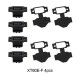 RJXHOBBY 4pcs Amass XT60E-F Female Plug Large Current Gold/Brass Ni Plated Connector Power Battery Connecting Adapter