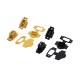 RJXHOBBY 4pcs Amass XT60E-F Female Plug Large Current Gold/Brass Ni Plated Connector Power Battery Connecting Adapter