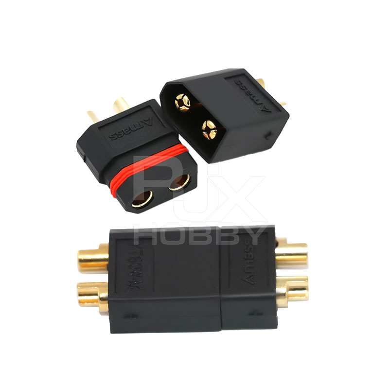 RJX 5 pair Amass XT60W Waterproof Plug Gold-Plated Bullet Connectors Male Female for RC Aircraft Drone Lipo Battery Car Boat