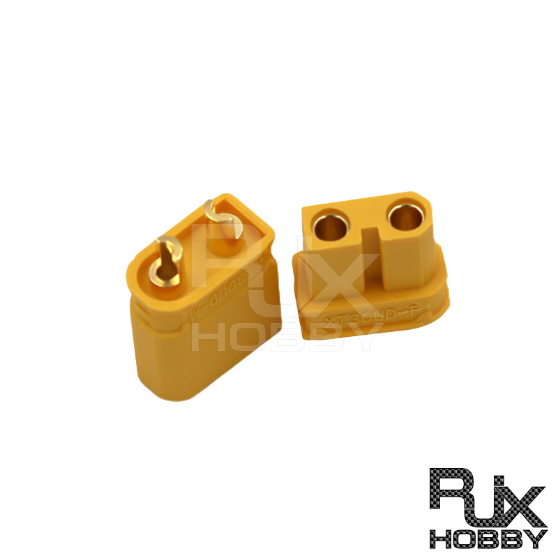RJX Amass 5Pair XT30UD Waterproof Plug 2mm 15A Copper Gold-plated Male Female Connector for RC FPV Racing Drone Lipo Battery