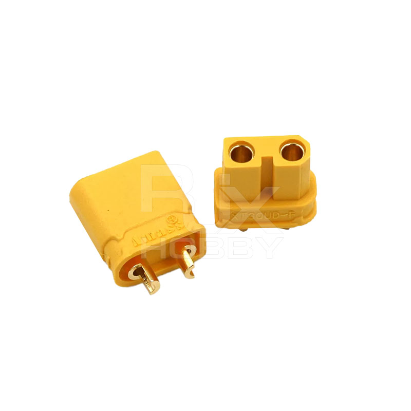 RJX Amass 5Pair XT30UD Waterproof Plug 2mm 15A Copper Gold-plated Male Female Connector for RC FPV Racing Drone Lipo Battery