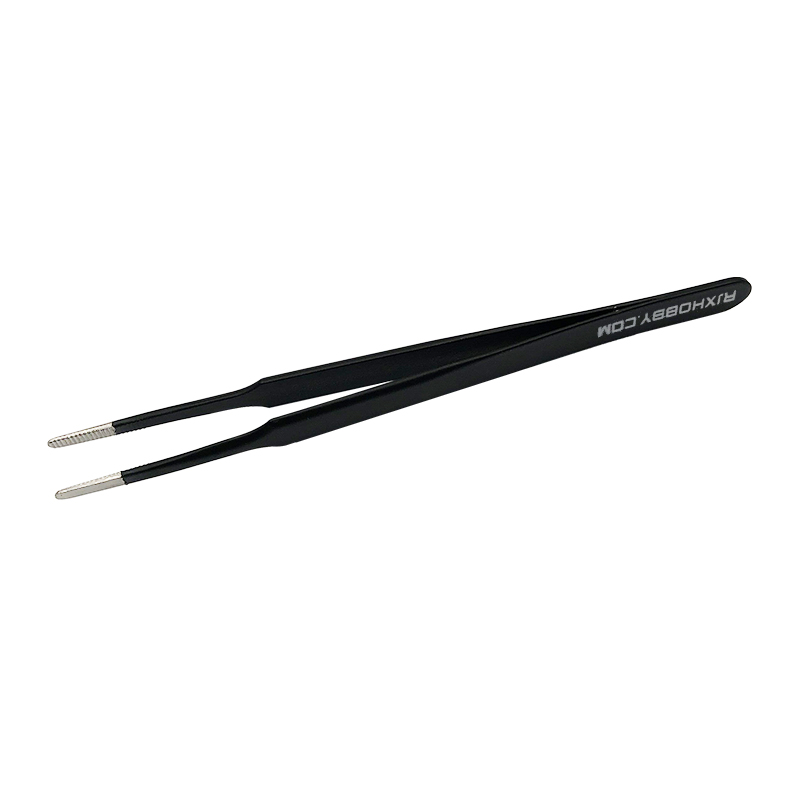 RJX Serrated Tip Straight thumb Tweezers