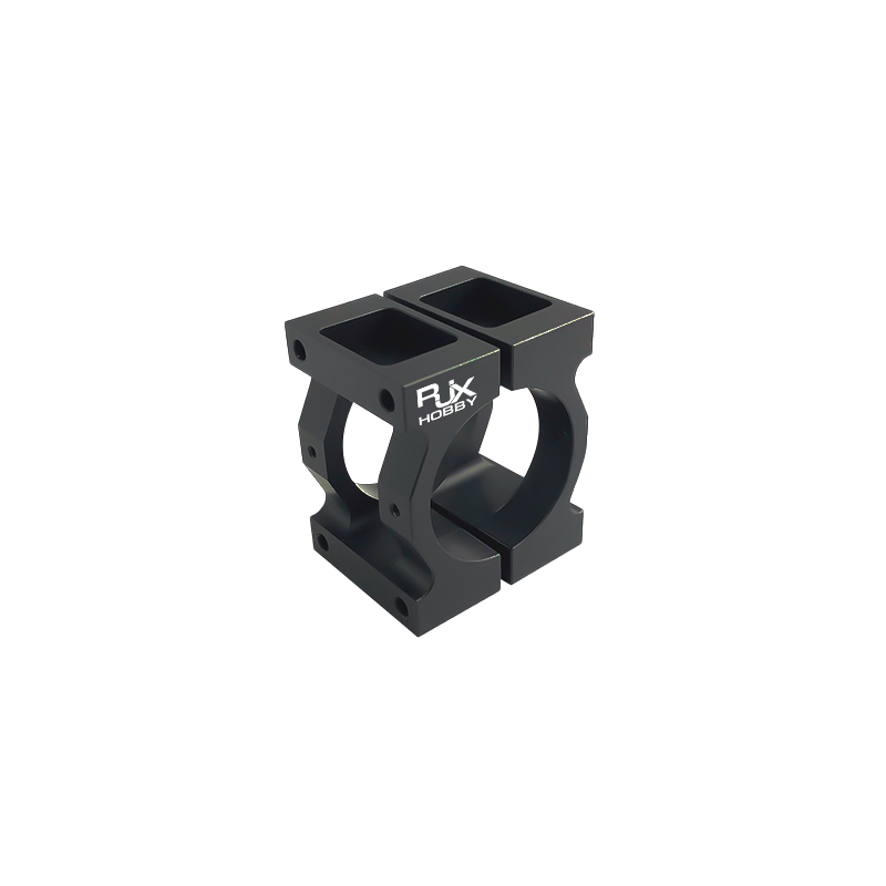RJXHOBBY 1pcs 40 / 45 / 50mm Pipe Clip Tubing Clamp Fastener Carbon Tube Fixed Joint for RC Plant Agriculture UAV Drone